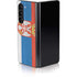 Serbia Flag Distressed Galaxy Z Fold5 5G Skin